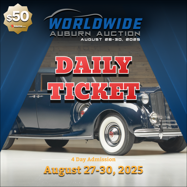 The Auburn Auction & Show VIP Ticket | 4-Day Admission | August 27-30