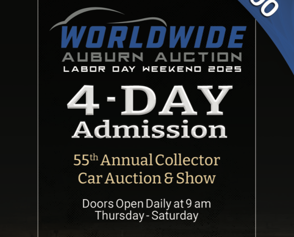 The Auburn Auction & Show VIP Ticket | 4-Day Admission | August 27-30