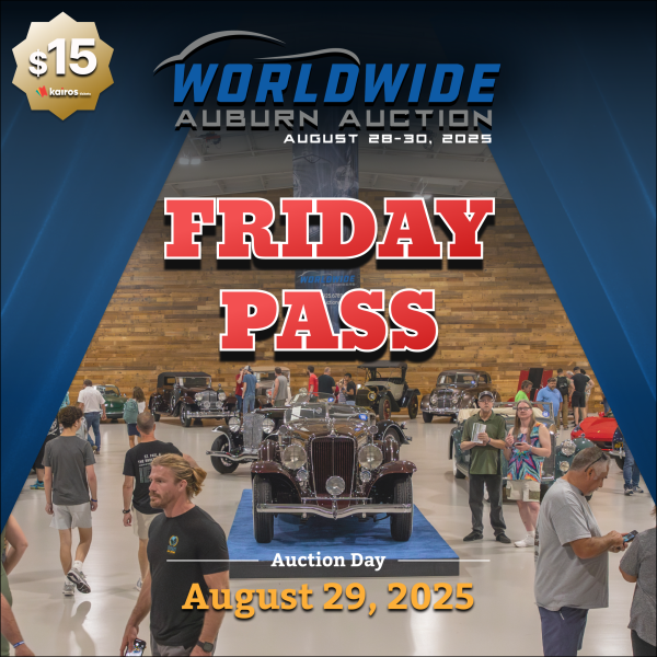 Friday Pass | August 29, 2025 | The Auburn Auction & Show
