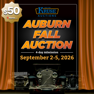 Auburn Fall VIP Ticket | 4-Day Admission | September 2-5, 2026